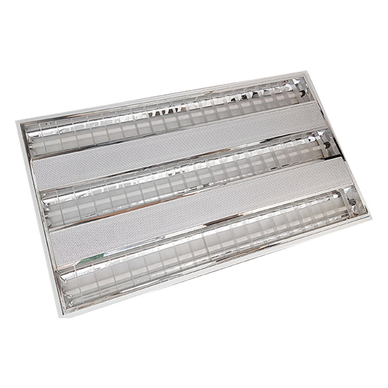 Panel LED 119.8 x 59.8cm incluye 3 tubos T8 de 20w, color de luz frío (6500K) cuerpo de aluminio acabado blanco de Philco