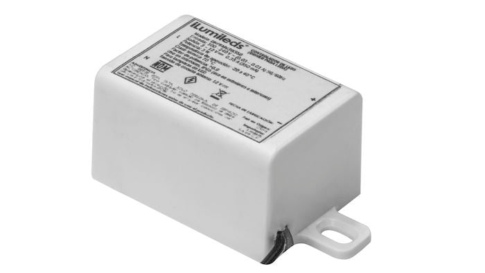 Driver corriente constante 3W 100-240Vca, 3-12Vcc 350mA FP>0.9 de iLumileds