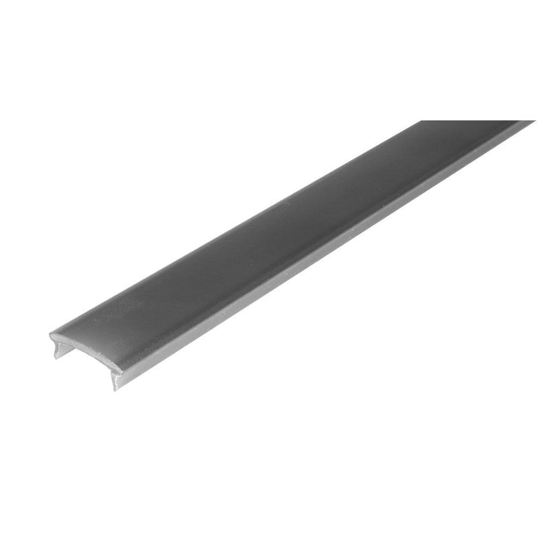 Mica difusa negra traslucida para perfil de aluminio ILUPA1722NUGRC, rectangular 2m de iLumileds