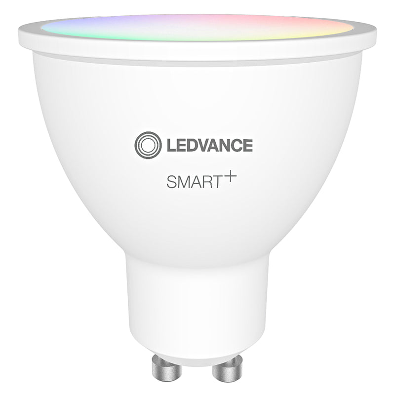 Foco MR16 LED SMART+ RGB + Luz Cálida 5W base GU10 control con Alexa y Google Home de Ledvance