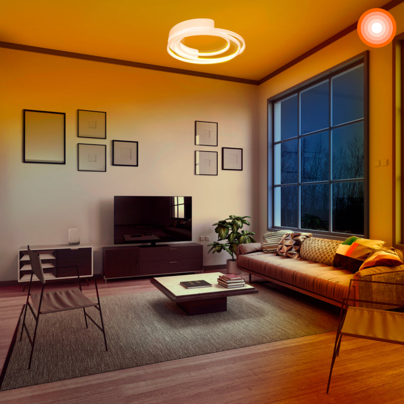 Luminario sobreponer Ceiling Deco Smart+ Wifi 27W RGB + Luz Cálida + Luz Fría control con Alexa y Google Home de Ledvance