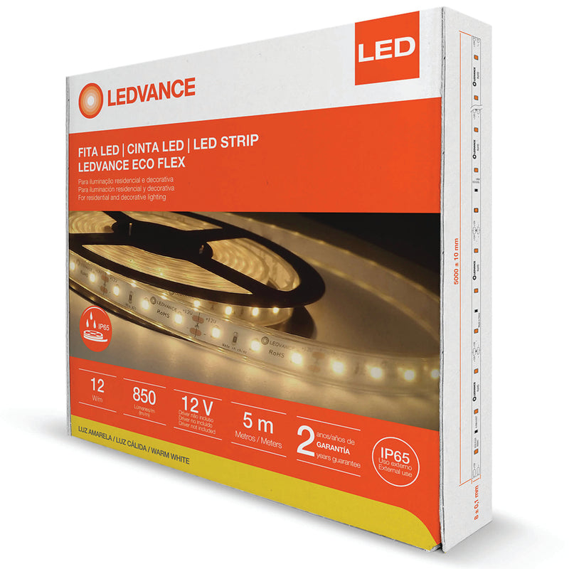 Tira LED ECOFLEX para Exteriores 5m 12W/m 12V marca Ledvance