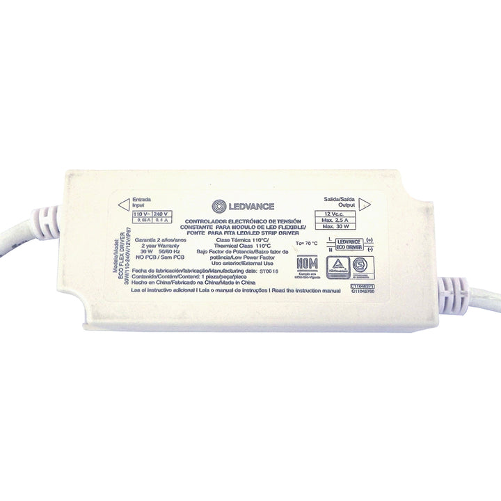 Driver CV 30w 12Vcc 100-240V exterior IP67 marca Ledvance