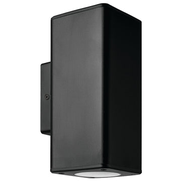Aplique Dual Rectangular Luz Directa / Indirecta opción acabado negro o blanco con bases GU10 de Ledvance