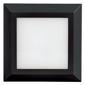 Luminario Cuadraro LED Decoled Quarter para muro 3W luz cálida opción de acabado negro o blanco de Ledvance