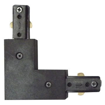 Conector en L derecho para riel acabado negro o blanco de Ledvance