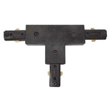 Conector en T derecho para riel acabado negro o blanco de Ledvance