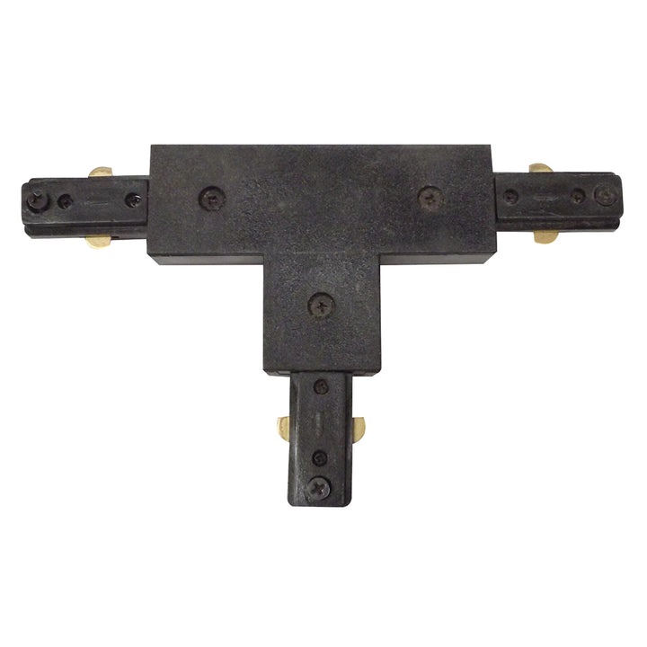 Conector en T derecho para riel acabado negro o blanco de Ledvance