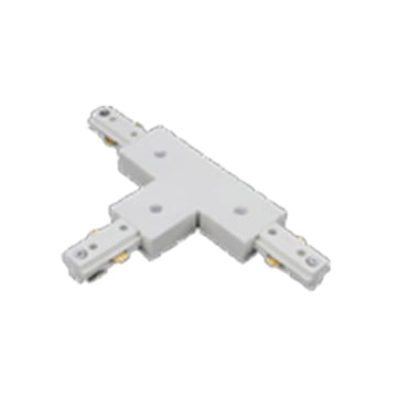 Conector en T derecho para riel acabado negro o blanco de Ledvance