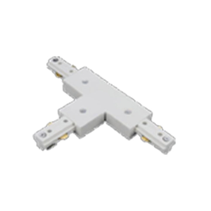 Conector en T derecho para riel acabado negro o blanco de Ledvance