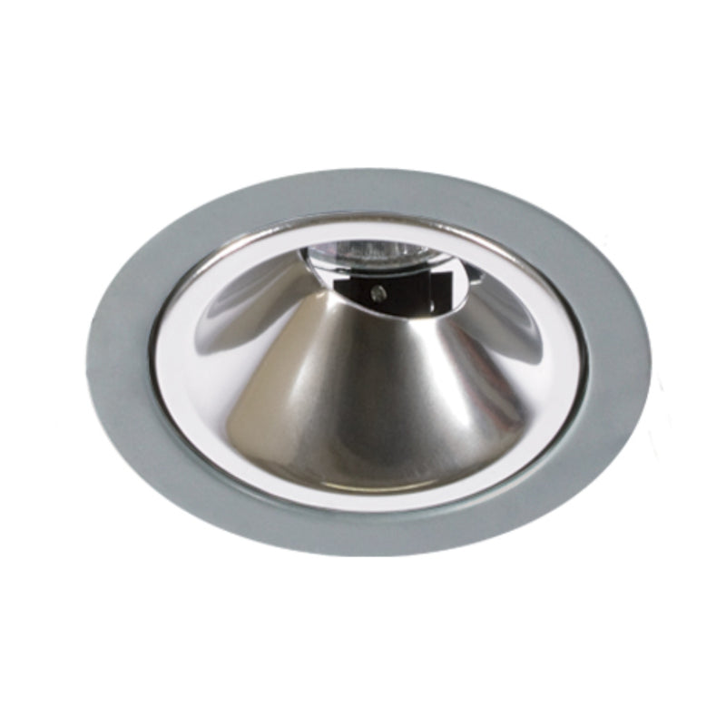Downlight orientable fabricado en aluminio GALA ADJ QR para lámpara MR16, acabados blanco mate o gris satinado de LAMP