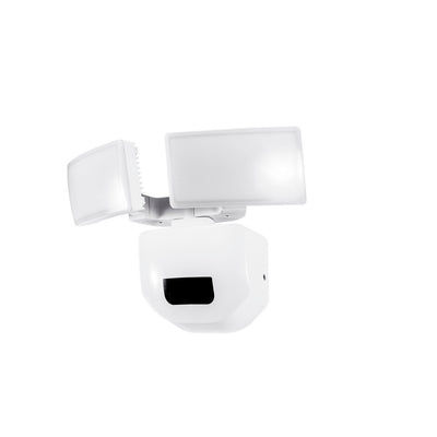 Luminario de seguridad EVA con 2 módulos orientables con sensor de movimiento 25w color de luz neutro cálido de Auro