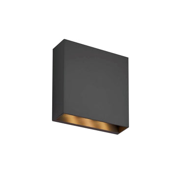 Luminario arbotante rectangular PAT 6w color de luz neutro cálido acabado gris (Incluye tapa adicional en blanco) de Auro