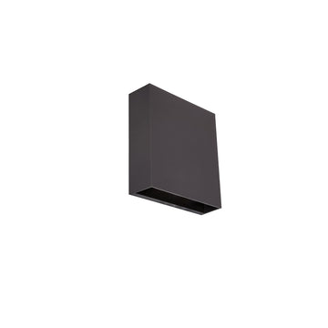 Luminario arbotante rectangular PAT 6w color de luz neutro cálido acabado gris (Incluye tapa adicional en blanco) de Auro