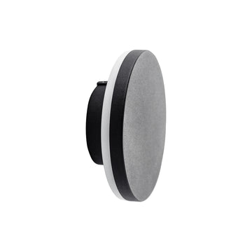 Luminario decorativo circular para muro 8w opción acabado blanco o negro color de luz neutro cálido de Auro