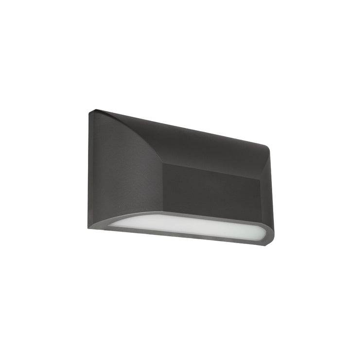 Arbotante Wallpack LEDA decoractivo 6w acabado gris (adicional incluye tapa blanca) color de luz neutro cálido de Auro