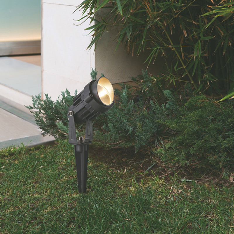 Luminario con estaca para jardín KAIRA con viscera 6W 35° color de luz neutro cálido de Auro