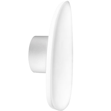 Luminario para muro NUVOLA 10W luz indirecta color de luz neutro cálido con figura irregular acabado blanco o negro de AURO Lighting