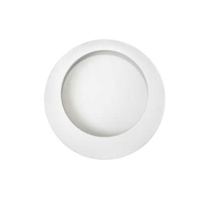 Luminario acabado blanco ORBIT 7W con circulo exterior móvil luz indirecta color de luz neutro cálido de AURO Lighting