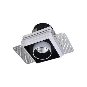 Downlight trimless UNAX 12W 35° luz cálida dirigible con reflector extraíble base cuadrada para empotrar de Auro