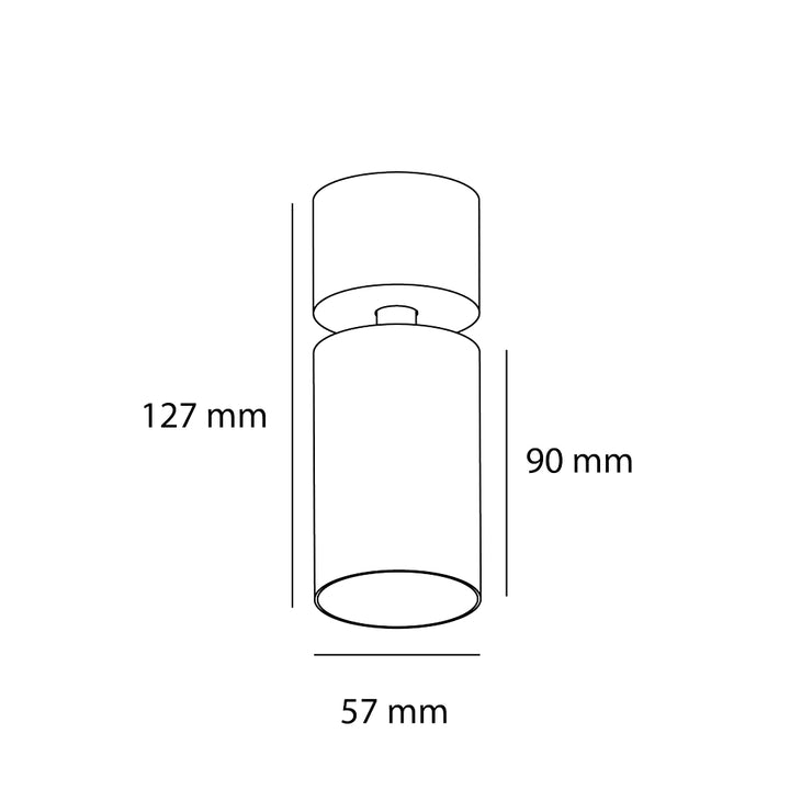 Proyector dirigible MILA base pequeña para MR16 GU10 opción acabado blanco o negro de AURO Lighting