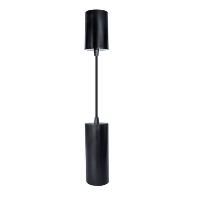 Cilindro acabado negro 7W 15° NAYLA de 15cm para suspendercolor de luz neutro cálido de AURO Lighting