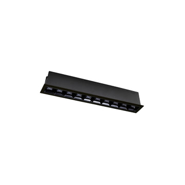 Downlight de bajo deslumbramiento OBA diez ópticas marco blanco opción color reflector blanco o negro 20w luz neutra cálida CRI>90 de AURO Lighting