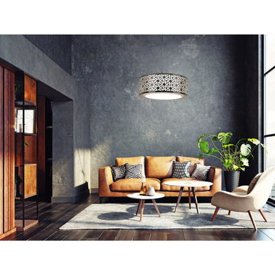 Lámpara para techo fabricada en acero inoxidable troquelado (opción dibujos) AITE72 de Kookay
