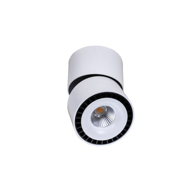 Proyector circular direccionable OTO 12W 24° CRI>90 opción de acabado blanco o negro para sobreponer opciones color de luz neutro cálido y neutro de AURO Lighting