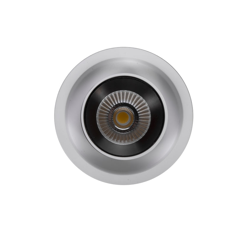 Downlight UNAX 12W 24° luz cálida dirigible con reflector extraible base circular para empotrar opciones ángulos de salida de Auro