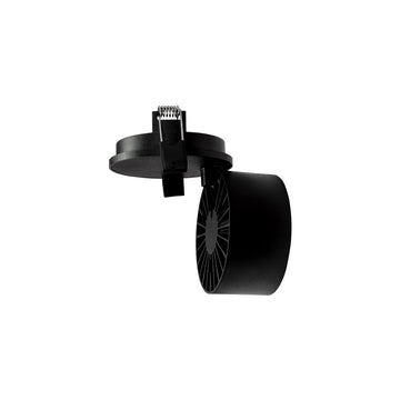 Proyector circular direccionable TIVOLO 14W 38° CRI>90 opción de acabado blanco o negro para empotrar opciones color de luz neutro cálido y neutro de AURO Lighting