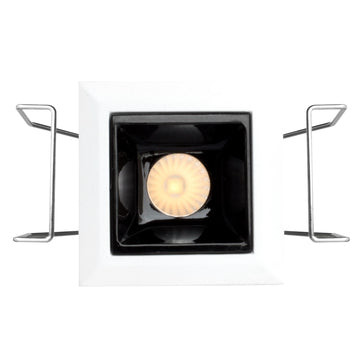 Downlight de bajo deslumbramiento OBAuna óptica 2w 30° luz neutra cálida (3000K) CRI>90 marco blanco opción color reflector blanco o negro de AURO Lighting