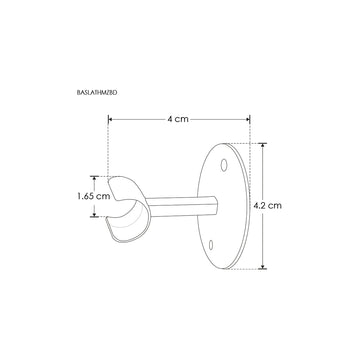 Base de sujeción lateral para POSTE145HMZBD de iLumileds