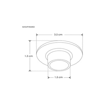 Base de sujeción superior para POSTE145HMZBD de iLumileds
