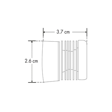 Luminario tipo cabezal cilíndrico 3W Neutro Cálido 60° para POSTE145HMZBD de iLumileds