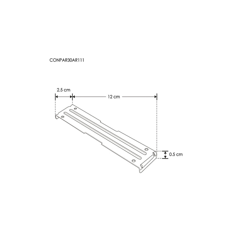 Conector para difusores, te ayuda a unir luminarios ILUPCAR111 y ILUPCPAR30 de iLumileds