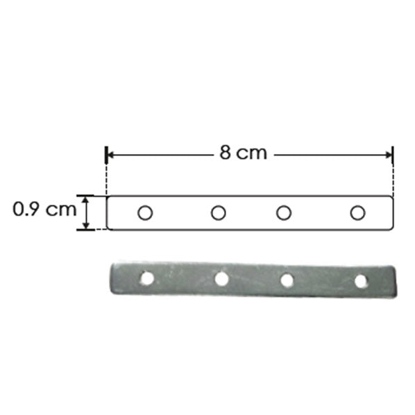 Conector 180° para perfiles de aluminio serie PA1911 e ILUPA3551 incluye 2 tornillos de iLumileds (No se vende individual)