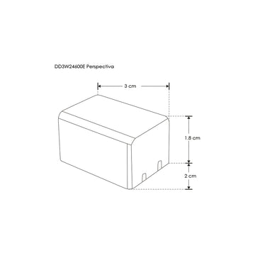 Driver para luminarios LED, atenuación TRIAC, 3W, entrada 110-130V ca salida 2-4V cc, 600mA, para interiores de iLumileds