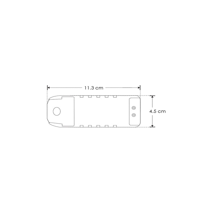 Driver para luminarios LED, atenuación TRIAC, 18W, entrada 90-140V ca salida 40-70V cc, 300mA, para interiores de iLumileds