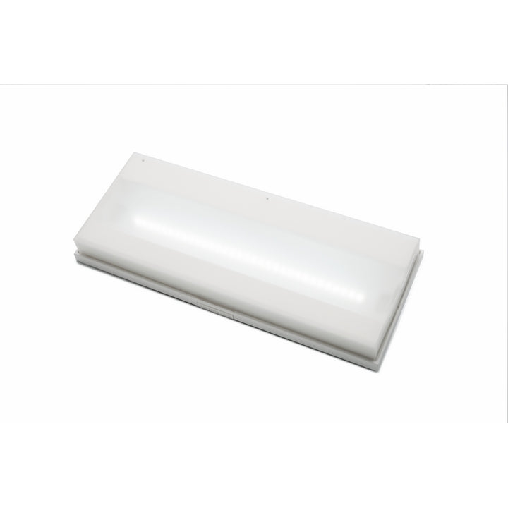 Luminario de emergencia EXTRAPLANA para sobreponer flujo lumínico 90lm a 400lm, autonomía 1.5hr a 3hr de Normalux