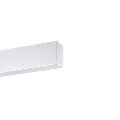 Downlight rectangular fabricado en extrusión de aluminio y difusor de policarbonato opal FIL45SUR1120, 17.5w, opción de acabados blanco / negro / gris, color de luz neutro cálido / neutro de LAMP