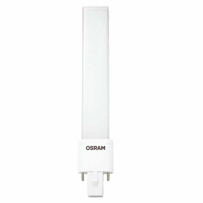 Lámpara PL LED 6W 4000K (Dulux S) base G23 marca OSRAM
