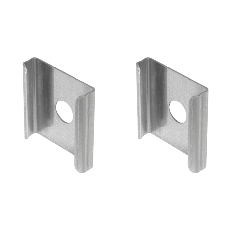Kit de 2 grapas de sujeción para perfil de aluminio ILUPA1722UGR y ILUPA1722NUGR de iLumileds (No se vende individual)