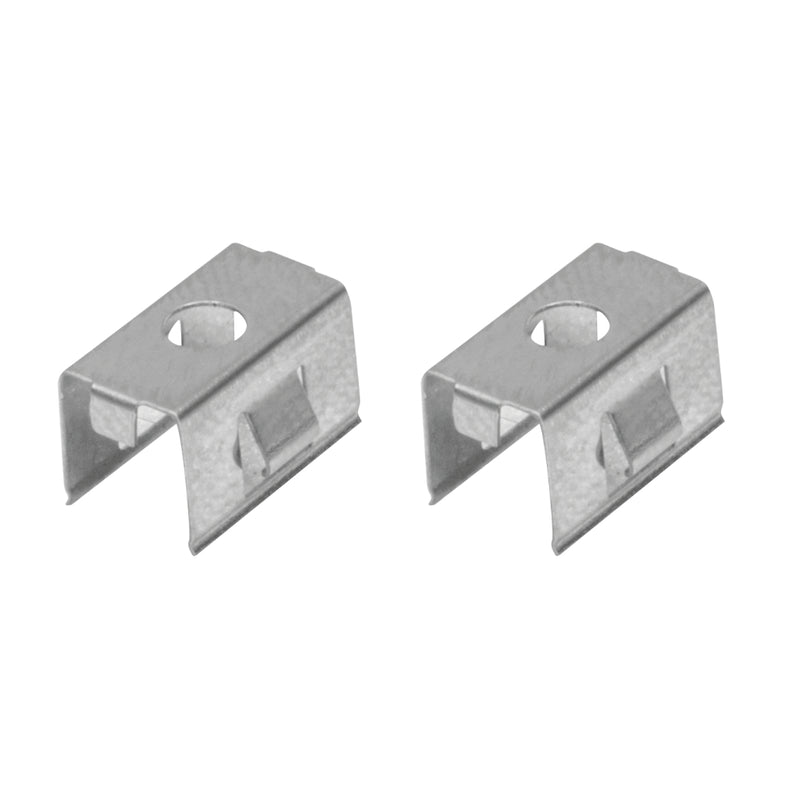 Kit de 2 grapas de sujeción para perfil de aluminio ILUPA1009 de iLumileds (No se vende individual)