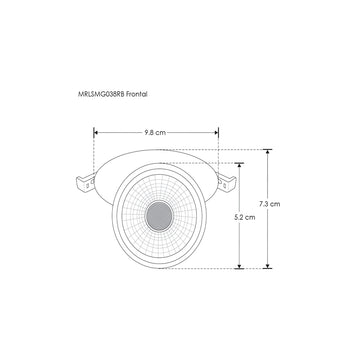 Proyector para empotrar para lámpara MR16 LED GU10 de iLumileds