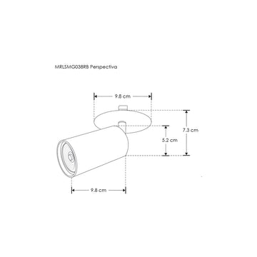 Proyector para empotrar para lámpara MR16 LED GU10 de iLumileds