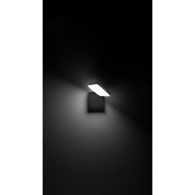 Luminario cuadrado giratorio (360°) para sobreponer en muro 10W luz difusa color neutro cálido (3000K) de iLumileds