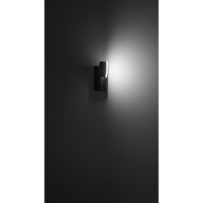 Luminario circular giratorio (270°) con sensor humano para sobreponer en muro 12W luz difusa color neutro cálido (3000K) de iLumileds