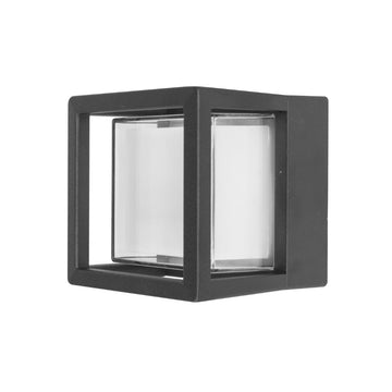 Luminario tipo cubo para muro 6W luz cálida de iLumileds