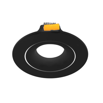 Portalámpara negro mate para MR16 dirigible de aluminio, incluye base GU5.3 de iLumileds